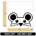 thumbnail image 2 of Peeking Mouse Self-Inking Rubber Stamp Ink Stamper - Black Ink - Small 1 Inch, 2 of 7