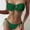 40-Green, variant on Makaor Bathing Suit for Women 2 Piece Bikini Strapless Tube Top Bandeau with Chest Pad without Underwire Tankini Bathing Suits Plus Size Swimsuit for Women High Waisted Bikini 40-Red L