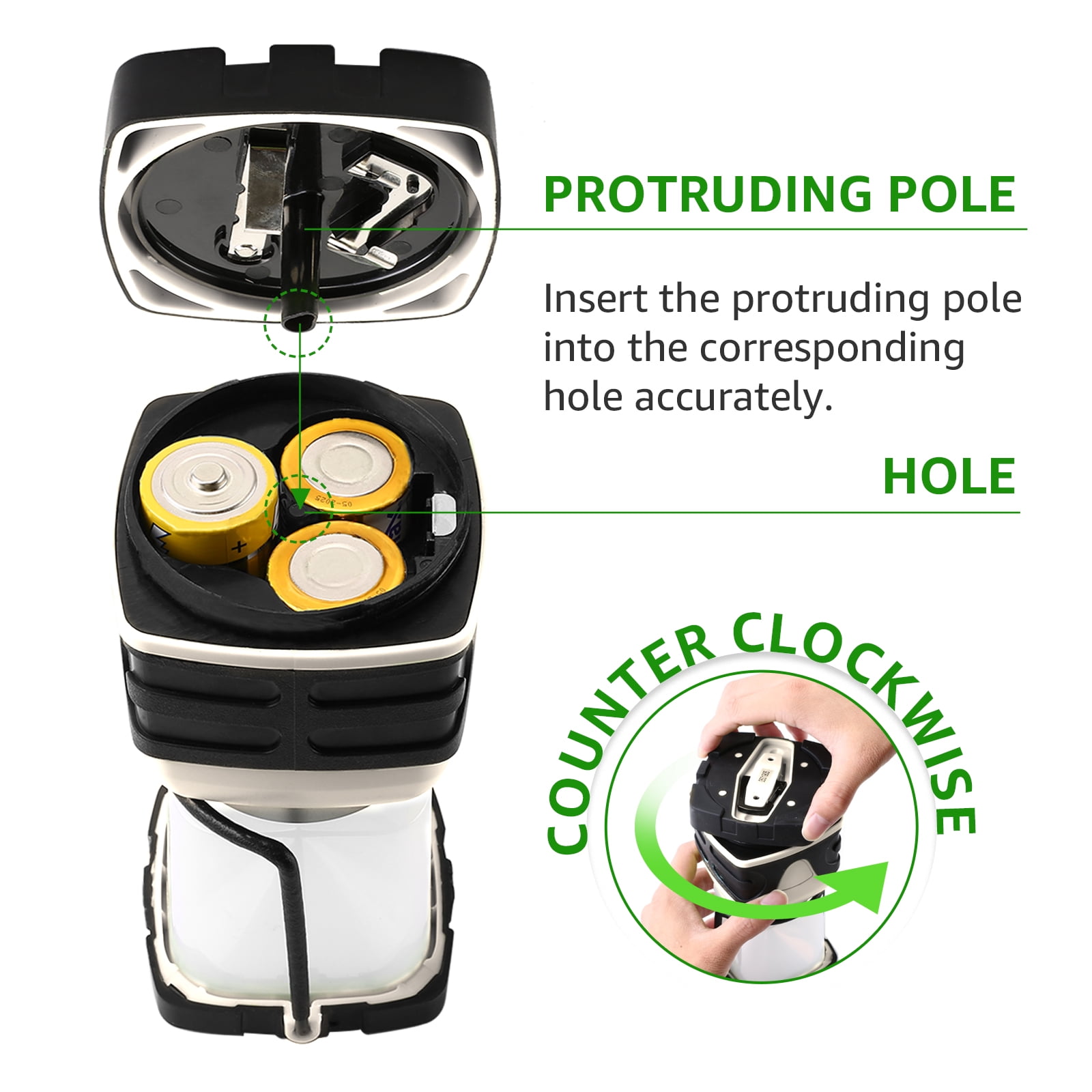 Lepro Camping Lantern, 1000 Lumen Camping Lights Battery Powered, Dimmable Warm White and Daylight Modes, Lantern and Flashlight for Power Cuts, Emergency Lighting, Hiking, Fishing, White