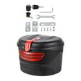 thumbnail image 3 of Vsenkes Bike Basket with Lock Basket for Biking Mountain Road Riding Black Red S, 3 of 9