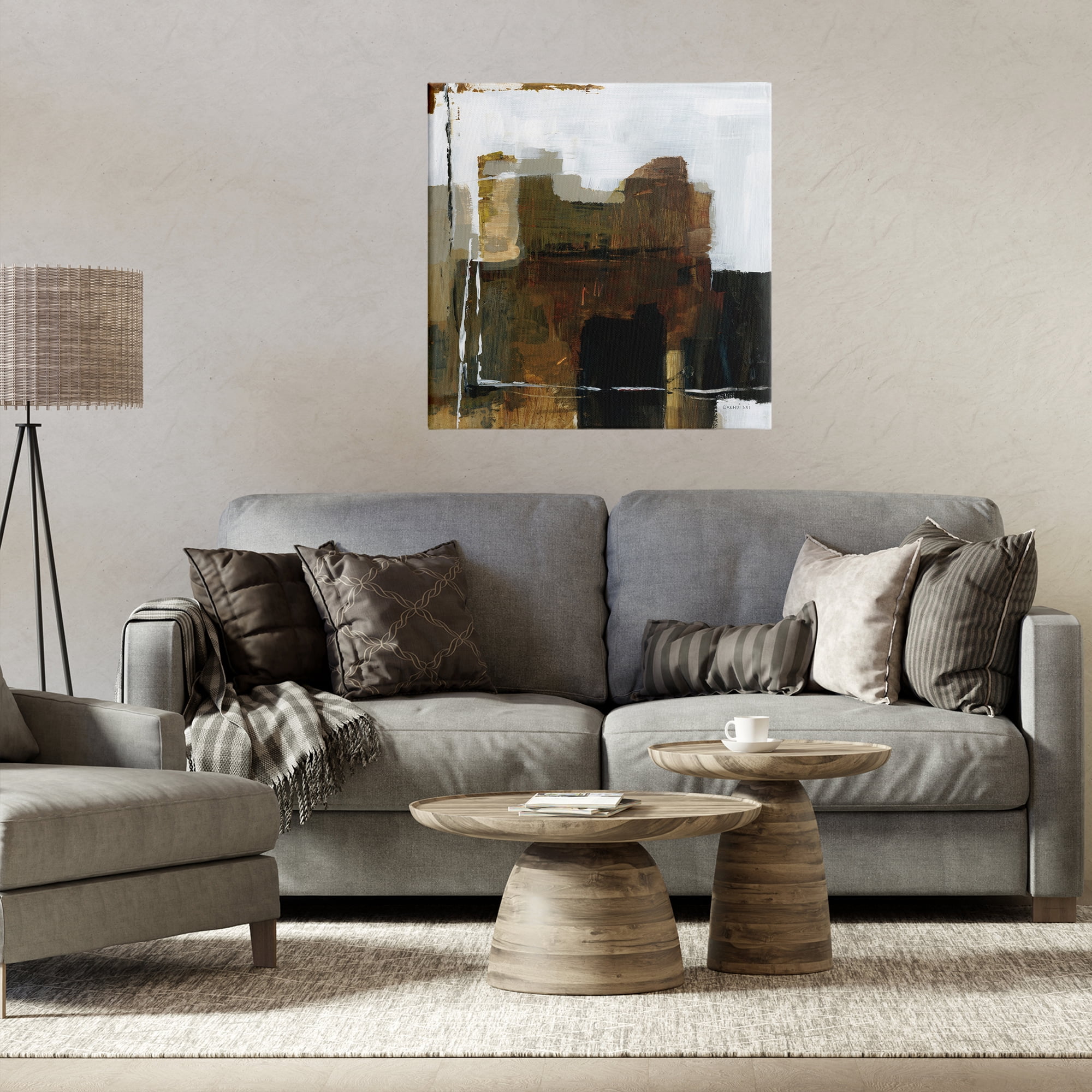 Stupell Industries Natural Abstract Earth Tones Canvas Wall Art, design by Danhui Nai