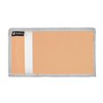 thumbnail image 2 of JIALIOU Nylon Trifold Card Wallet with ID Window Zipper Pocket for Men Women Teen Light Orange, 2 of 7