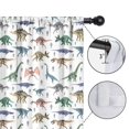 thumbnail image 4 of Blackout Kids Curtains,White Dinosaurs Skeletons Pattern Childrens Insulated Curtains Set Of 2,Bedroom Essentials,Toddler Room Decor 42"x54", 4 of 5