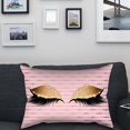 thumbnail image 2 of 30 x 50cm Eyebrow Pattern Cushion Cover Sofa Comfortable Pillow Case Home Decor H, 2 of 7