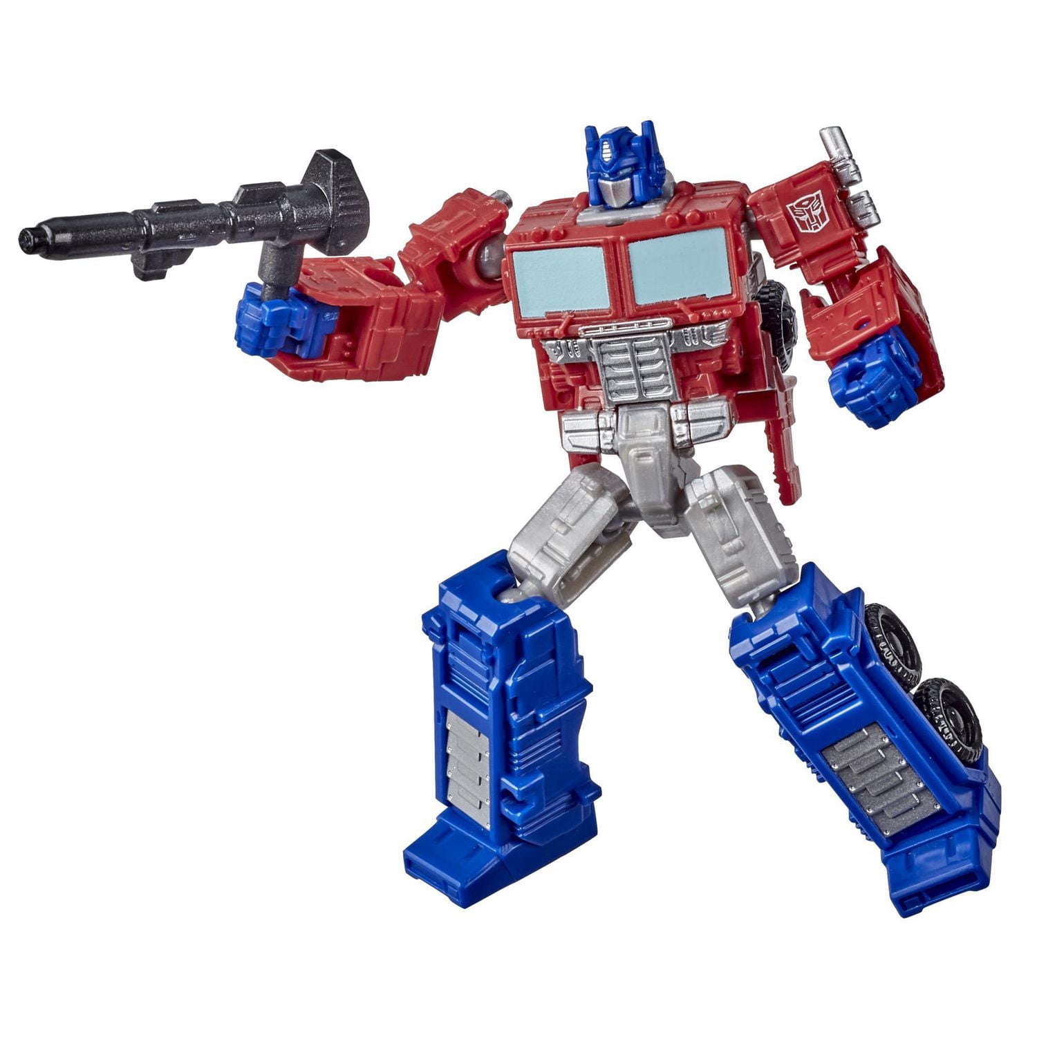 Transformers Generations War for Cybertron : Kingdom, figurine WFC-K1 Optimus Prime classe Origine, pour enfants, à partir de 8 ans, 8,5 cm