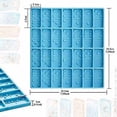 thumbnail image 2 of Domino Mold for Epoxy Domino Mold for Resin Candy Molds Clay Mold Dominoes Molds 28 Cavities Silicone Mold for Pendant Epoxy Molds Cake Jewelry Making, 2 of 4