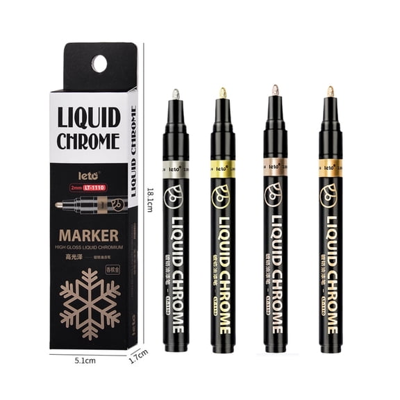 Clearance Under $1.79! 1PC Stone Repair Paint Pen, Weatherproof Marker for Monument Inscription Restoration, Strong Coverage, Plastic, for Outdoor Use, Rose Gold, One Size