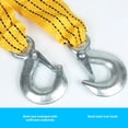 thumbnail image 4 of Heavy-Duty Tow Rope with Hooks 13ft Long, Double Layer Thickened Towing Strap 10000lbs Load Capacity, Emergency Vehicle Recovery Rope for Cars Trucks SUVs A, 4 of 6