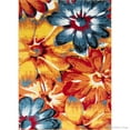 thumbnail image 2 of AllStar Woven High Quality Colorfun. Burst of Colors. Contemporary Modern Transitional Floral Design Area Rug (7' 10" x 10'), 2 of 7
