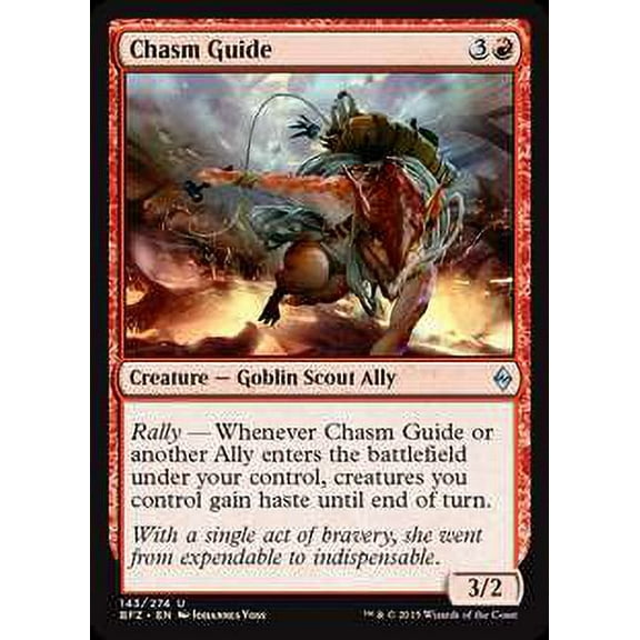 MtG Battle for Zendikar Uncommon Chasm Guide (Foil) #143