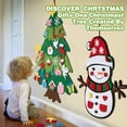 thumbnail image 2 of Árbol de Navidad Montessori de Fieltro BCBU 100 cm Set DIY con Luces, 2 of 7