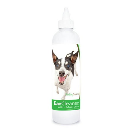 Healthy Breeds 840235197683 8 oz Rat Terrier Ear Cleanse with Aloe Vera Cucumber