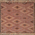 thumbnail image 1 of Ahgly Company Indoor Square Contemporary Orange Brown Oriental Area Rugs, 8' Square, 1 of 6