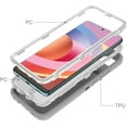thumbnail image 4 of Galaxy A51 5G Case for Samsung Galaxy A51 5G Case  Drop Shockproof  Heavy Duty Rugged 3 in 1 Protection Cover for Galaxy A51 5G Phone Case (Grey+White), 4 of 14