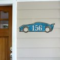 thumbnail image 2 of Sports Car Wooden Custom House Number Sign by G. DeBrekht | Love Family Kids Decor - MA98451, 2 of 7