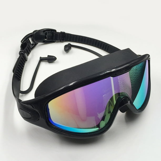 Gafas de natación de marco grande Hebilla ajustable antivaho para deportes profesionales