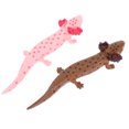 thumbnail image 2 of Miangastore 2Pcs Desk Salamander Ornament Compact Size Pink Plastic For Balcony And Garden, 2 of 8