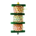 thumbnail image 1 of EeaseMX Juguete colgante de bola de ratán, campana para loros, juguete masticable para pájaros, jaula para pájaros., 1 of 7