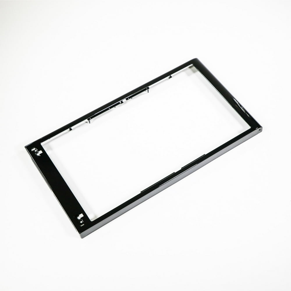 GE WB55X10530 Microwave Door Frame Panel Black OEM Part