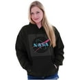 thumbnail image 3 of Vaporwave Retro NASA Meatball Logo Hoodie Sweatshirt Women Men Brisco Brands S, 3 of 6