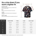 thumbnail image 5 of Kdxio Men'S Hawaiian Shirt For Men Short Sleeve Shirt Mushroom Doodle Summer Casual Holiday Beach Button Down T-Shirts, 5 of 5