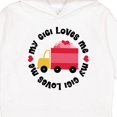 thumbnail image 3 of Inktastic My Gigi Loves Me Toddler Hoodie, 3 of 4