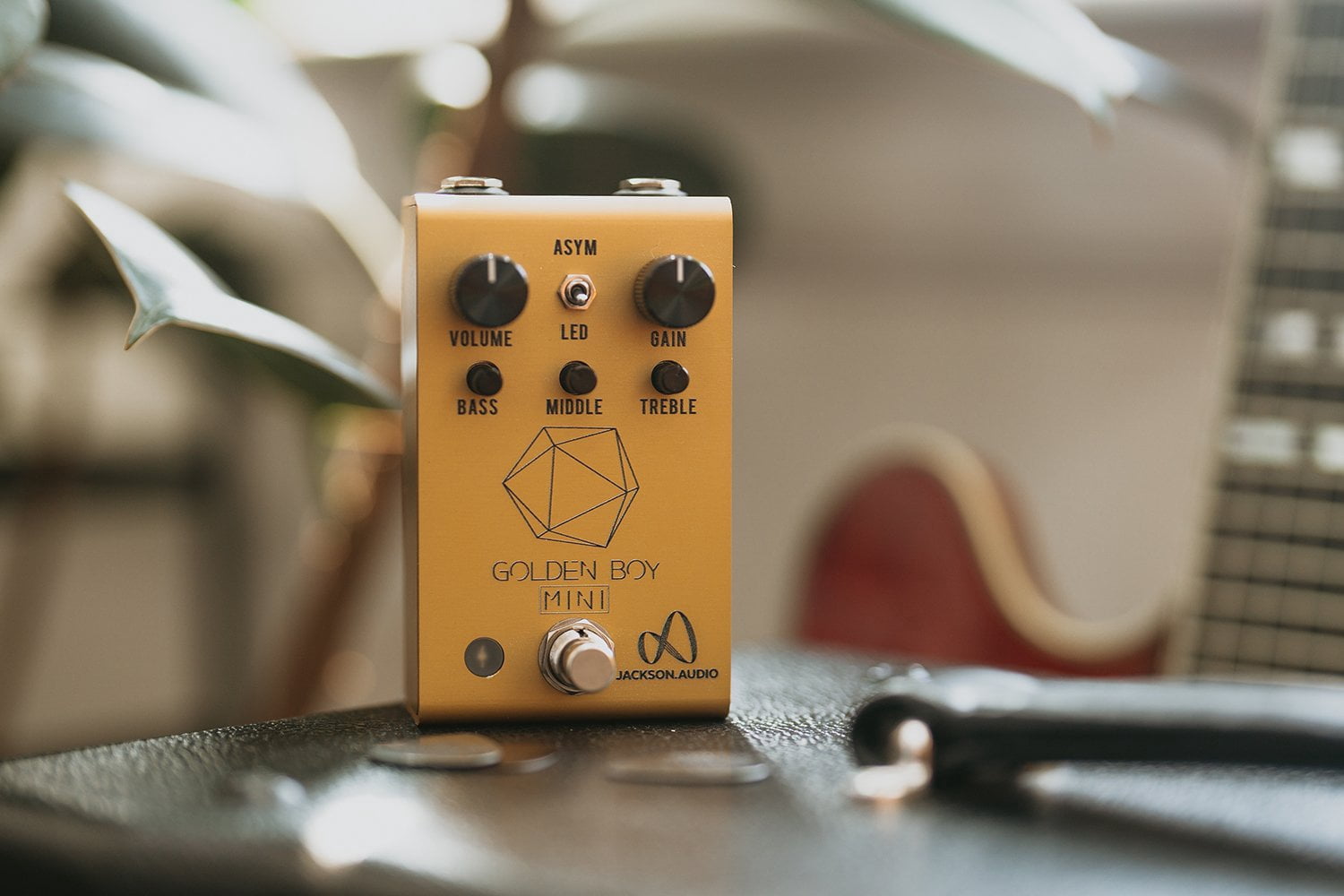 Jackson Audio Golden Boy Mini Overdrive Effects Pedal Gold