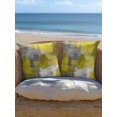 thumbnail image 5 of Outdoor Pillows Waterproof, Yellow Grey Bedding Throw Pillows with Insert for Couch Sofa Bed, Modern Oil Painted Abstract Art Aesthetics 18x18 Inch Pillowcases Decorative Patio Pillow Set of 1, 5 of 8