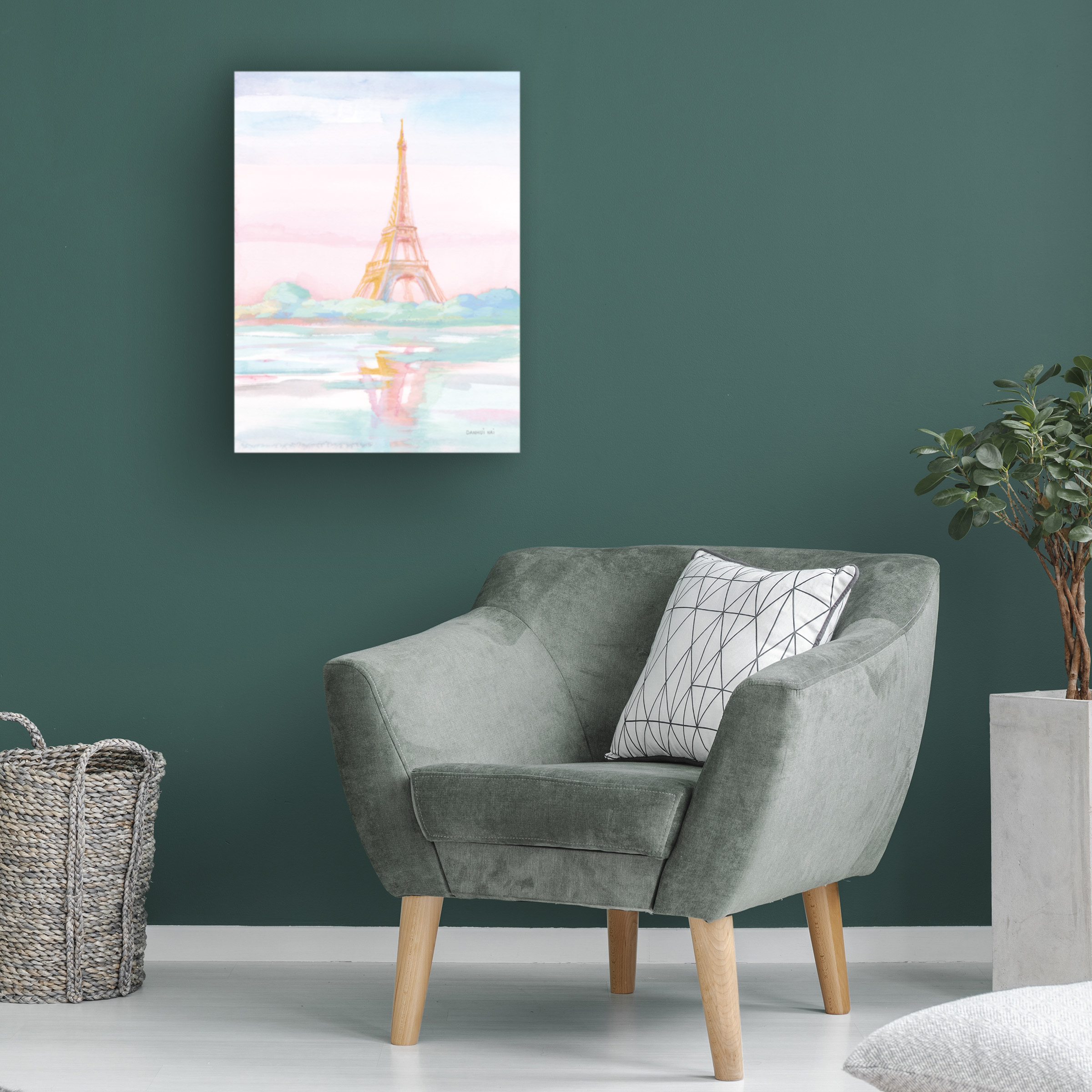 Danhui Nai 'Pastel Paris V' Canvas Art