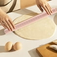 thumbnail image 6 of Rvkxad 10in Silicone Rolling Pin with Stainless Steel Core, Non-Stick Pastry Dough Roller with Measurement Marks, Baking Kitchen Tool for Pizza Fondant, 6 of 6