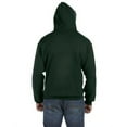 thumbnail image 2 of Fruit of the Loom 82130 Adult Supercotton Pullover Hood, Forest Green, 3X, 2 of 2
