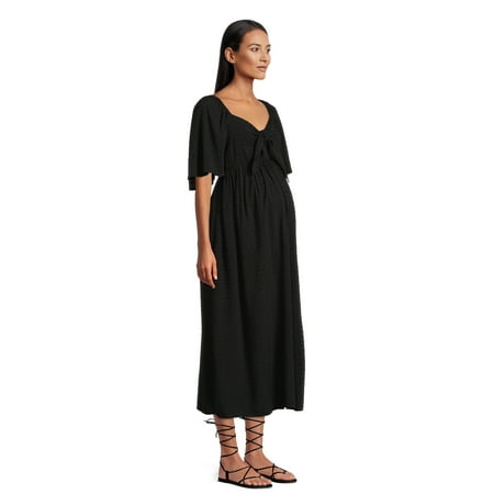 

Destination Maternity Women s Flutter Sleeve Dress Sizes S-2XL