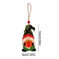thumbnail image 4 of RKSTN Fall Decorations for Home Christmas Decorations Painted Wooden Small Pendants Christmas Tree Faceless Elderly Rudolph Pattern Pendants Mixed 8pcs Decorations, 4 of 5