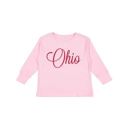 

Inktastic Ohio Gift Toddler Boy or Toddler Girl Long Sleeve T-Shirt