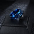 thumbnail image 1 of Anillo de cadena giratoria para hombre, estilo coreano, estilo hip hop, anillo de acero de titanio, anillo de cola única personalizado y moderno para hombre, joyería para estudiantes, 1 of 1