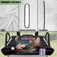 thumbnail image 6 of Yuyamidu Eagle Golf Cart Seat Covers with Pockets 250th Black American Flag Golf Cart Seat Towel Covers for Club Car Seat Towel Blanket, Universal Fit, 6 of 7