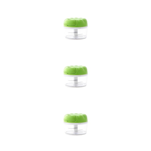Triturador de ajo Billuyoard Manual de cocina 3Conjunto Verde