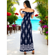 thumbnail image 3 of Vestido Maxi Casual Mujer Largo Cómodo Estilo Boho, 3 of 5