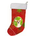 thumbnail image 1 of Carolines Treasures RDR3012-CS 11 x 18 Po. Bas de Noël Chihuahua Flocon de Neige Rouge, 1 of 1