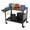 black, variant on Mobile Welding Table, Welding Tables with 5/8”Holes, Handle and Heavy-Duty Swivel Casters, Welding Equipment Welding Table Top, 600lbs Load Capacity