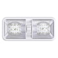 thumbnail image 1 of 1 Pcs LED RV Lights 12V 48 LED Interior Double Dome Ceiling Light For RV Boat For Camper Trailer White Caravan Accessories ,Variety of Features, 1 of 7