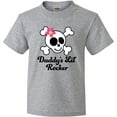 thumbnail image 3 of Inktastic Daddy's Little Rocker Skull Youth T-Shirt, 3 of 5