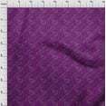 thumbnail image 4 of oneOone Polyester Spandex Purple Fabric Abstracts Craft Projects Decor Fabric Printed By The Yard 56 Inch Wide, 4 of 5