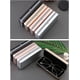 thumbnail image 4 of Estuche de aluminio para gafas, caja dura y ligera para gafas, almacenamiento para gafas de lectura (155mm*35mm*55mm), 4 of 5