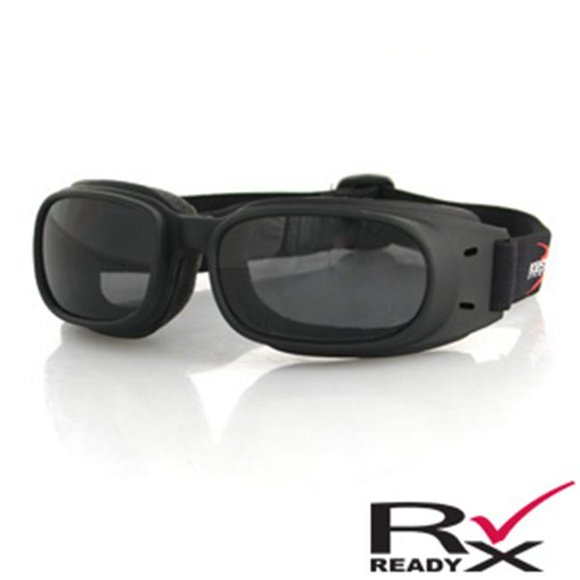 Zan Headgear BPIS01 Piston Goggle Black Frame Smoke Lenses