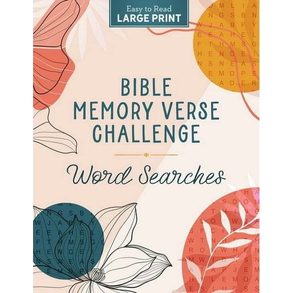 Bible Memory Verse Challenge Word Searches Large Print, (Paperback)