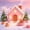 Off White Red, variant on Erosebridal Gingerbread House Queen Bedding, Candy Cupcake Bedding Comforter Set Queen, White Pink, Pink Reversible, 7pcs