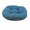thumbnail image 2 of Blazing Needles 18" Footstool Twill Fabric Cushion-Eggshell, 2 of 2