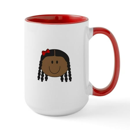 

CafePress - LITTLE GIRL FACE Ceramic Mug - 15 oz Ceramic Large Mug