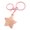 Pink, variant on 7829 Sturdy Star Keychain With Candy Tones Shatterproof Acrylic Perfect For Keyrings